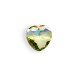 Cuenta de Circonita Facetada Corazón 16x16mm