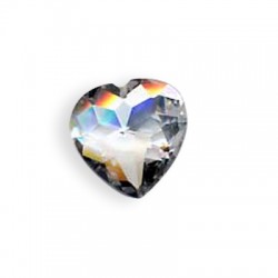 Zircon Charm Heart 20x20mm
