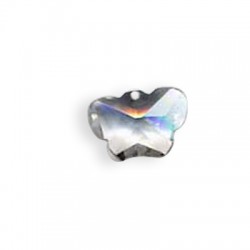 Breloque Papillon en Zircon 12 x 16 mm