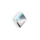 Breloque en Zircon Losange 14 x 19 mm