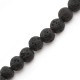 Lava Bead Round 8mm (40cm length-40pcs)