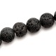 Lava Bead Round 12mm (40cm length-33pcs)
