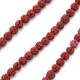 Perlina di Lava Colorata Rotonda 4mm (90pz/filo)