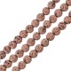 Lava Bead Round Light Pink (~4mm Ø~0.4mm (~92pcs)