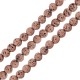 Lava Bead Round Light Pink (~4mm Ø~0.4mm (~92pcs)
