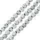 Lava Bead Round White (~4mm Ø~0.4mm (~92pcs)