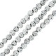 Perle de lave Ronde Blanche (~4 mm Ø~0.4 mm (~92 Pièces)
