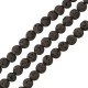 Lava Bead Round Grey (~4mm Ø~0.4mm (~92pcs)