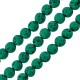 Lava Bead Round Green (~6mm Ø~0.5mm (~62pcs)