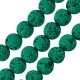 Lava Bead Round Green (~6mm Ø~0.5mm (~62pcs)