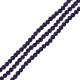 Perle de lave Ronde Violette (~6 mm Ø~0.5 mm (~62 Pièces)