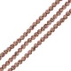 Lava Bead Round Light Pink (~8mm Ø~0.6mm (~46pcs)