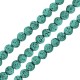 Λάβα Χάντρα Στρογγυλή Βεραμάν (~8mm Ø~0.6mm (~46τμχ)