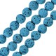 Lava Bead Round Turquoise (~8mm Ø~0.6mm (~46pcs)