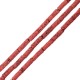 Tubo Recubierto de Seda de Color Lava Rosa 4 x 13 mm (40 cm)