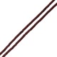 Λάβα Σωληνάκι Καφέ με Επικάλυψη Μεταξιού 4x13mm (40cm)