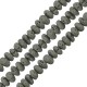 Distanziale Lava Grigio Chiaro 4x6 mm Ø~0.9 mm (~84 Pezzi)