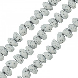Distanziale Lava Bianco 4x6 mm Ø~0.9 mm (~84 Pezzi)