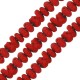 Lava Spacer Red 4x6mm Ø~0.9mm (~84pcs)