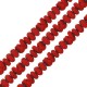 Lava Spacer Red 4x6mm Ø~0.9mm (~84pcs)