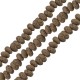 Lava Spacer Beige 4x6mm Ø~0.9mm (~84pcs)