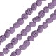 Lava Irregular Bead Light Purple 5x8mm Ø~0.8mm (~49pcs)
