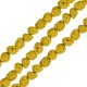 Lava Irregular Bead Mustard 5x8mm Ø~0.8mm (~49pcs)