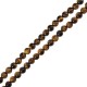Tiger Eye Bead Round (~8mm Ø1mm (~48pcs)