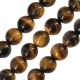 Tiger Eye Bead Round (~8mm Ø1mm (~48pcs)