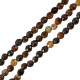 Perlina in Pietra Tiger Eye Sfaccettata ~2mm (~162pz/filo)