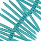 Howlite Turquoise Crackle Needle 4x47mm (40cm 102pcs)
