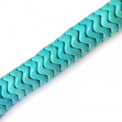 Distanziatore in Howlite Rondella Ondulata 10mm (~130pz/filo)