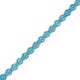 Howlite Turquoise Flat Skull 13x15mm (28pcs) (40cm)