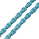 Howlite Turquoise Flat Skull 13x15mm (28pcs) (40cm)