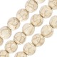 Bola Semipreciosa de Howlita 12mm (~32pcs/tira)
