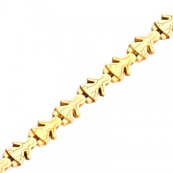 Perla in Howlite Ragazza 23X16 mm (Lunghezza 40 cm - 18 Pezzi)