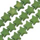 Howlite Slider Star 15mm (33pcs) (40cm)