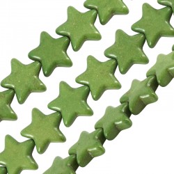 Passante di Howlite Stella 20mm (~24pz/filo)