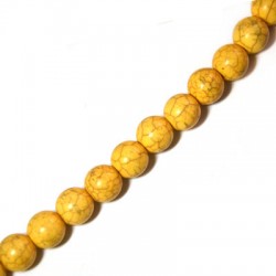 Howlite Bead Round 12mm