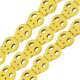 Howlite Flat Skull 13x15mm (28pcs) (40cm)