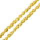Perla Irregolare in Howlite Rotonda Gialla 12 mm