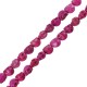 Howlite 3D Skull Fuchsia 9.5x12mm (34pcs) (40cm)
