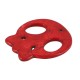 Colgante de Howlita Calavera Plana 54 x 49 mm