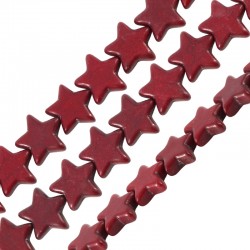 Passante di Howlite Stella 15mm (~33pz/filo)