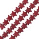 Passante di Howlite Stella 20mm (~24pz/filo)