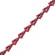 Árbol Entrepieza de Howlita Rojo 30 mm (14 Unidades)