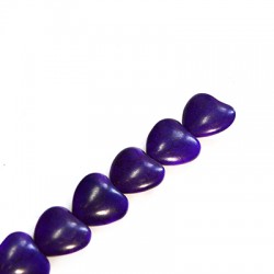Ciondolo in Howlite Cuore 20mm