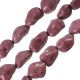 Perle Irrégulière en Howlite Ronde Violette 15 mm