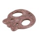 Pendentif Crâne plat en Howlite 54 x 49 mm/4 mm