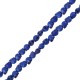 Χαολίτης Νεκροκεφαλή Περαστή Μπλε 9.5x12mm (~34τμχ)